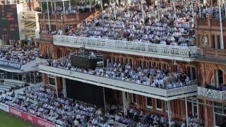 What? Cricket at Lord's in front of a jacket-less pavilion?